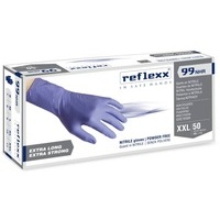 Guanti In Nitrile Alto Spessore Reflexx 99 – 8,8 gr TAGLIA XXL confezione da 50 pz