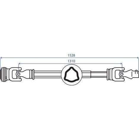 Cardano standard 1x1500 con tubo triangolare: compra online su