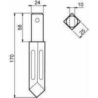 Dente adattabile FALC,RAU riferimento originale E23374