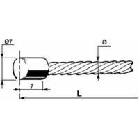 molla a compressione ø 10mm L 20mm filo ø 1,5m