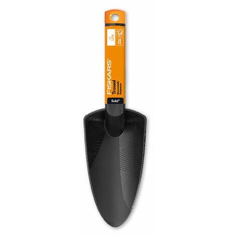 Fiskars Trapiantatore, Lunghezza: 29 cm, plastica rinforzata con fibra di vetro, Nero/Arancione, Solid, 1000694