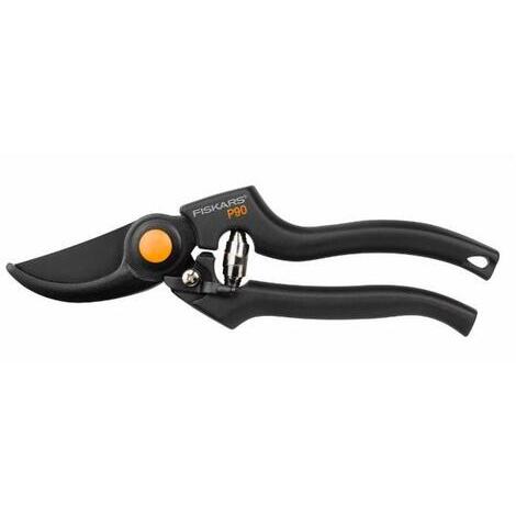 Fiskars Forbici da potatura professionali bypass Garden Pro P90, Lunghezza: 22,5 cm, Peso: 300 g, Materiale: Acciaio di alta qualit /Rivestimento antiaderente, 1001530