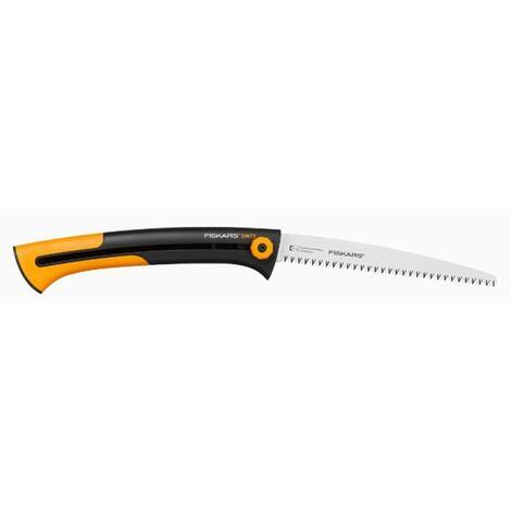 Fiskars Xtract Seghetto da Giardino con lama retrattile Sw75, Nero/Arancione, 56 cm