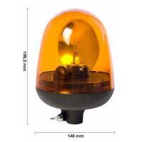 Girofaro serie ONE con attacco ad imbuto 12V lampadina inclusa