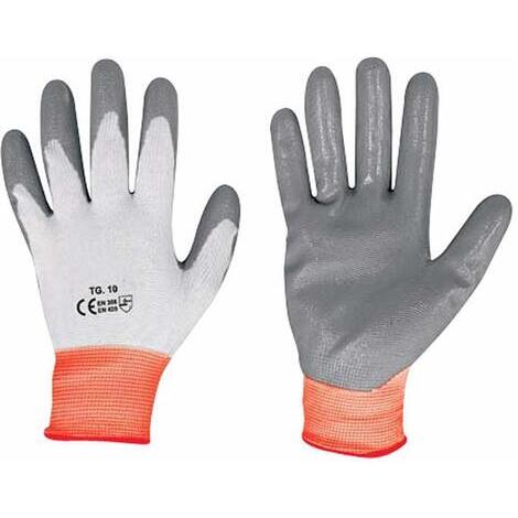Guanto nitrile spalmato TG.XL