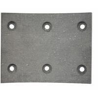 Ceppo freno forato 171x90x6,0 - 10 fori, adattabile rig. orig. 76054807