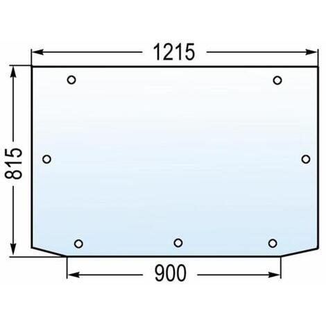 Lunotto posteriore adattabile rif. originale Same 0.9234.273.0