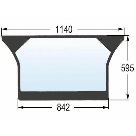 Lunotto posteriore adattabile rif. originale Same 04418956