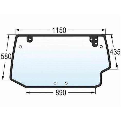 Lunotto posteriore adattabile rif. originale Same 0.012.1438.0/30