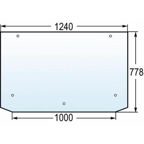 Lunotto posteriore adattabile rif. originale Same 0.9231.215.0