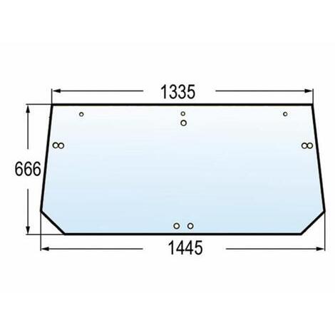 Lunotto posteriore adattabile rif. originale CNH 134671049, 134671061, 134671062, 134671072, 134671091, 134671092, 47110842