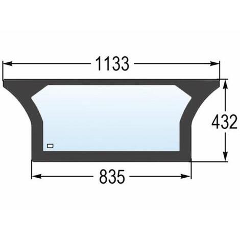 Lunotto posteriore inferiore adattabile rif. originale Same 0.010.5210.0/20