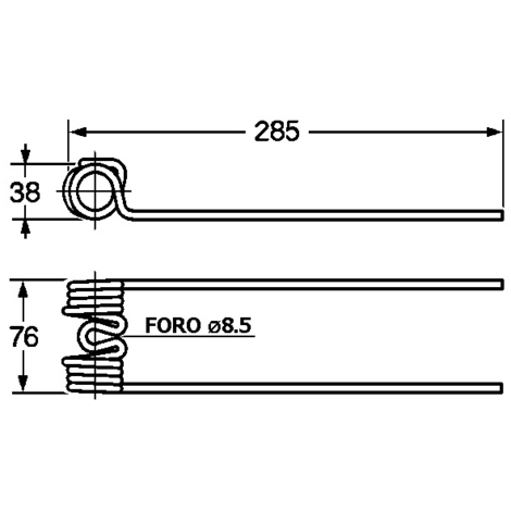 DENTE RANGHINATORE BCS