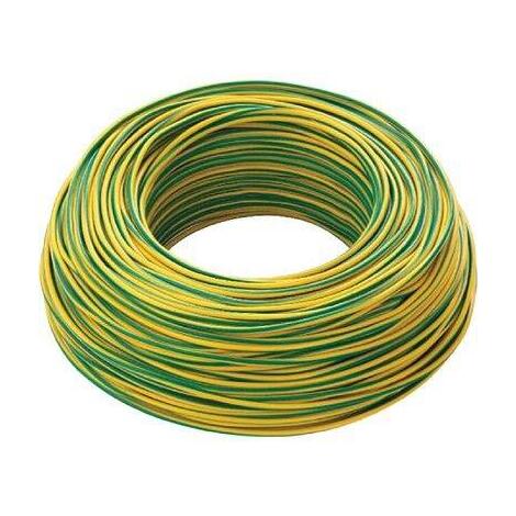 Cavo  elettrico  unipolare  fs17 - Rame/pvc  giallo/verde  nxmmq  1x4,0  cf=mt  100