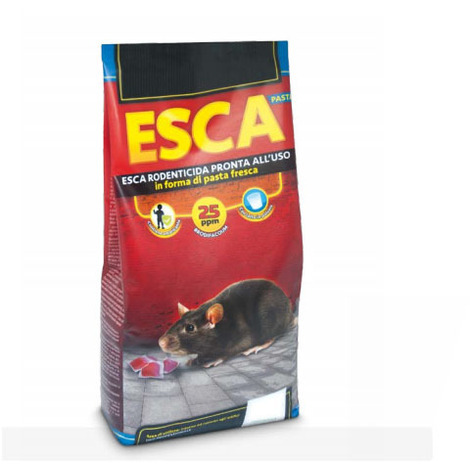 Esca topicida pasta fresca gr.150 colore esca : rosso