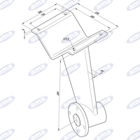 SUPPORTO DISCO ANTER.@ 460-510