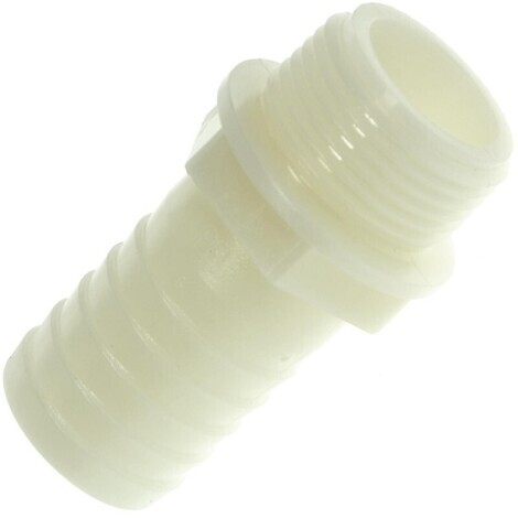 1 pz - 30 x 1 - raccordo portagomma nylon per tubo vino enologia irrigazione