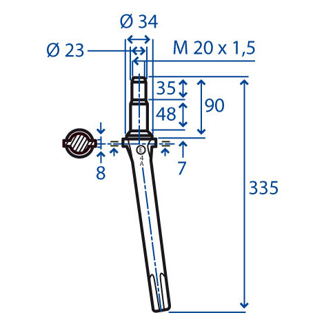 DENTE LELY CILINDRICO 1 TIPO L.335