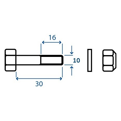 BULLONE ESAG.10X30 FIL. 1,5  PZ.50