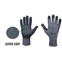 Tg 10 - guanti da lavoro nbr traspirante puntinato antinfortunistica