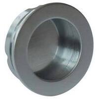 Maniglia incasso tonda cottali - Mm 40x12 ottone cromo satinato