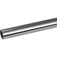 Profilo tubo vuoto arcansas - Allum argento lux s.mm 1,0 mm 16x14 h.cm 200