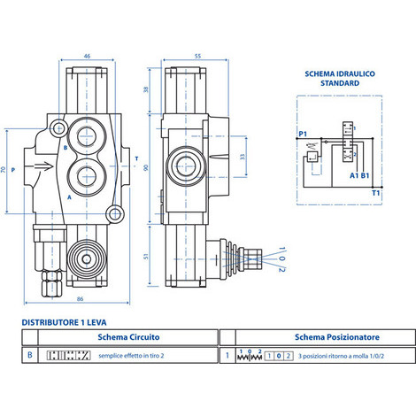 DISTRIBUTORE 35LT 1LEVA SE IN TIRO