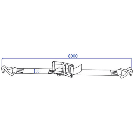 KIT FASCE ANCORAGGIO POLIES. PORT.2500KG