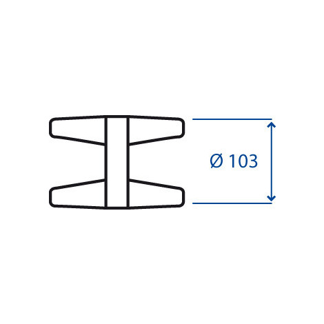 FORCELLA CENTR.T60-DOPPIO SN. INT.108