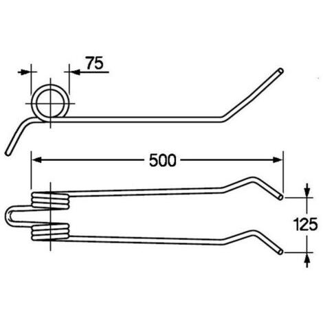 Dente copriseme tipo alpego maschio