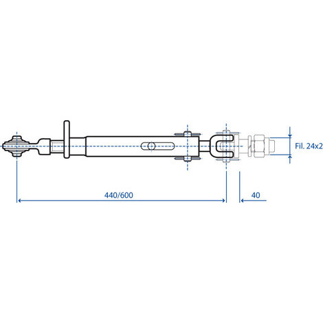 STABILIZZATORE 2 CAT.440/600 L.RIGIDI