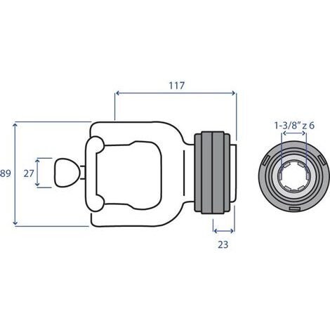 FORCELLA ATT. S.2480 1-3/8