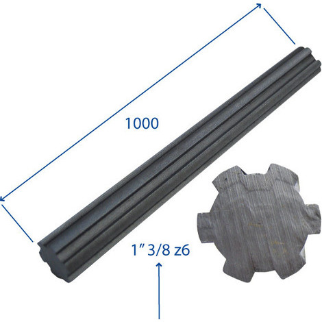 BARRA SCANALATA 21X25 Z 6 MT.1