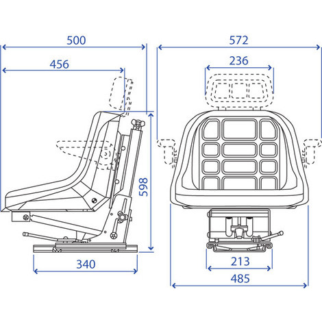 SEDILE SKAY GT50 C/MOLLEGGIO M2O E GUIDE