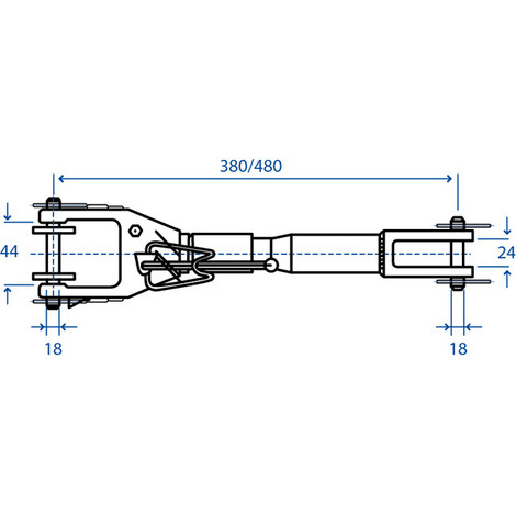 BRACCIO SOLL.LAT. DX 380/480 FINO 60HP