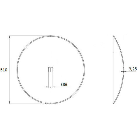 DISCO FRANG.510 F.ESAG.36 SPESS. 3,25 LE