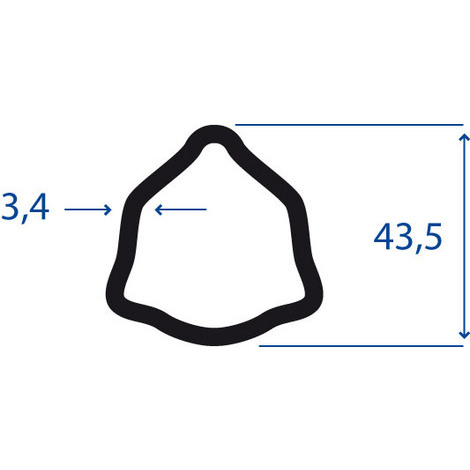 BARRA SERIE T-S  43,5X 3,4 MT.3