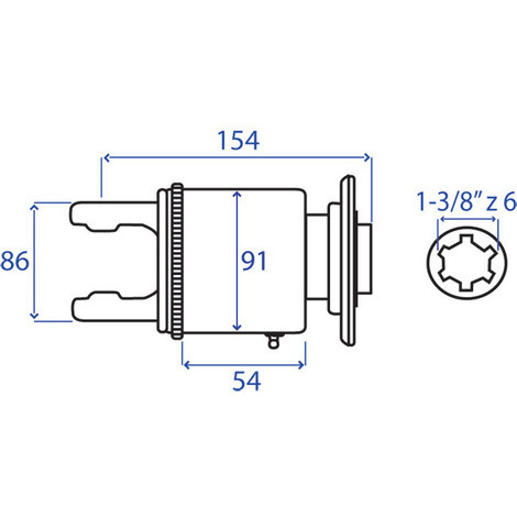 RUOTA LIBERA T40 RL2 1-3/8