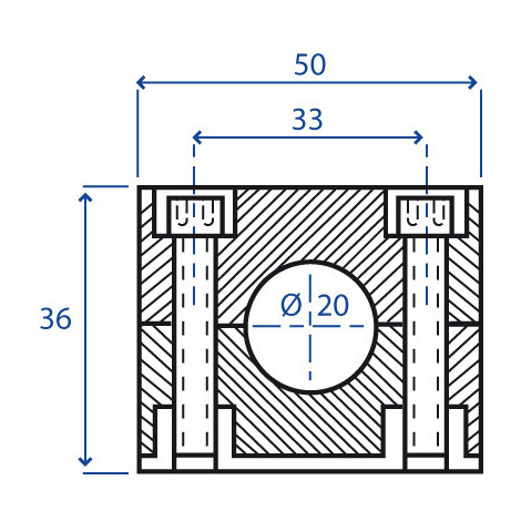 BLOCCHETTO FERMATUBO 1.P. T.20