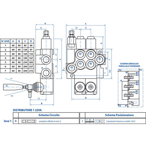 DISTRIBUTORE 40LT 1LEVA SE IN TIRO