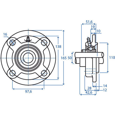 SUPPORTO SERIE UCFC210