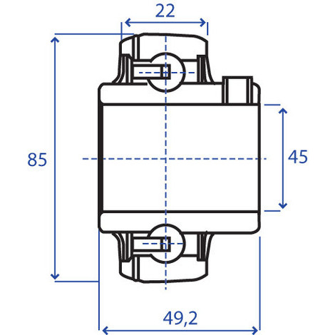 CUSCINETTO X SUPP.AUTOALLIN. TIPO UC209