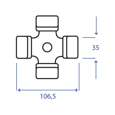 CROCIERA  T/V80    35   X 106,5