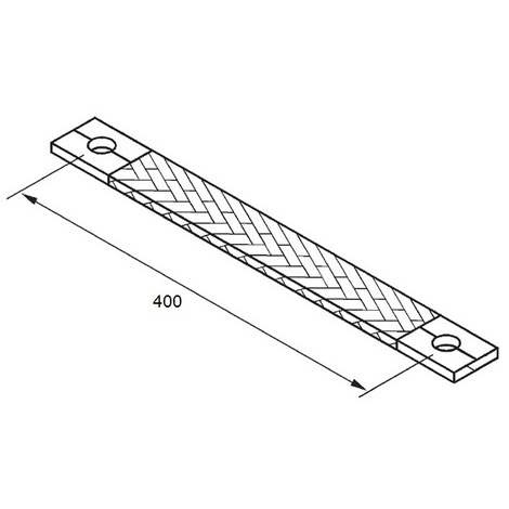 TRECCIA DI MASSA STAND. F.10 L.400 PZ.5