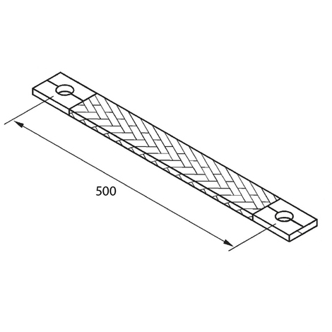 TRECCIA DI MASSA STANDARD F.10 L.500