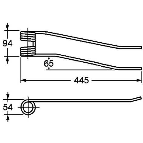 Dente giroandanatore stoll