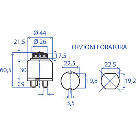 QUADRO AVVIAMENTO 4 POSIZIONI C/CHIAVE