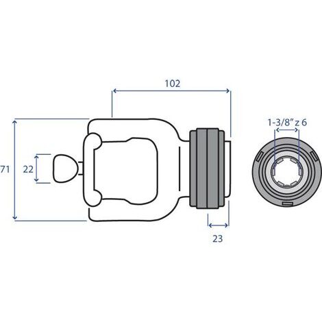 FORCELLA ATT. S.2280 1-3/8