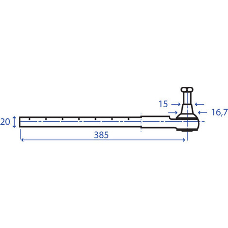 TESTINA STER.L385 TUBO 19,7-7 C14,8/15,9