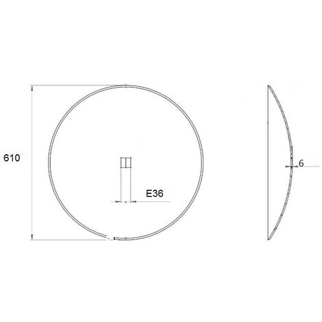 DISCO TIPO SPEDO 610 LISC. ESAG.37 SP.6